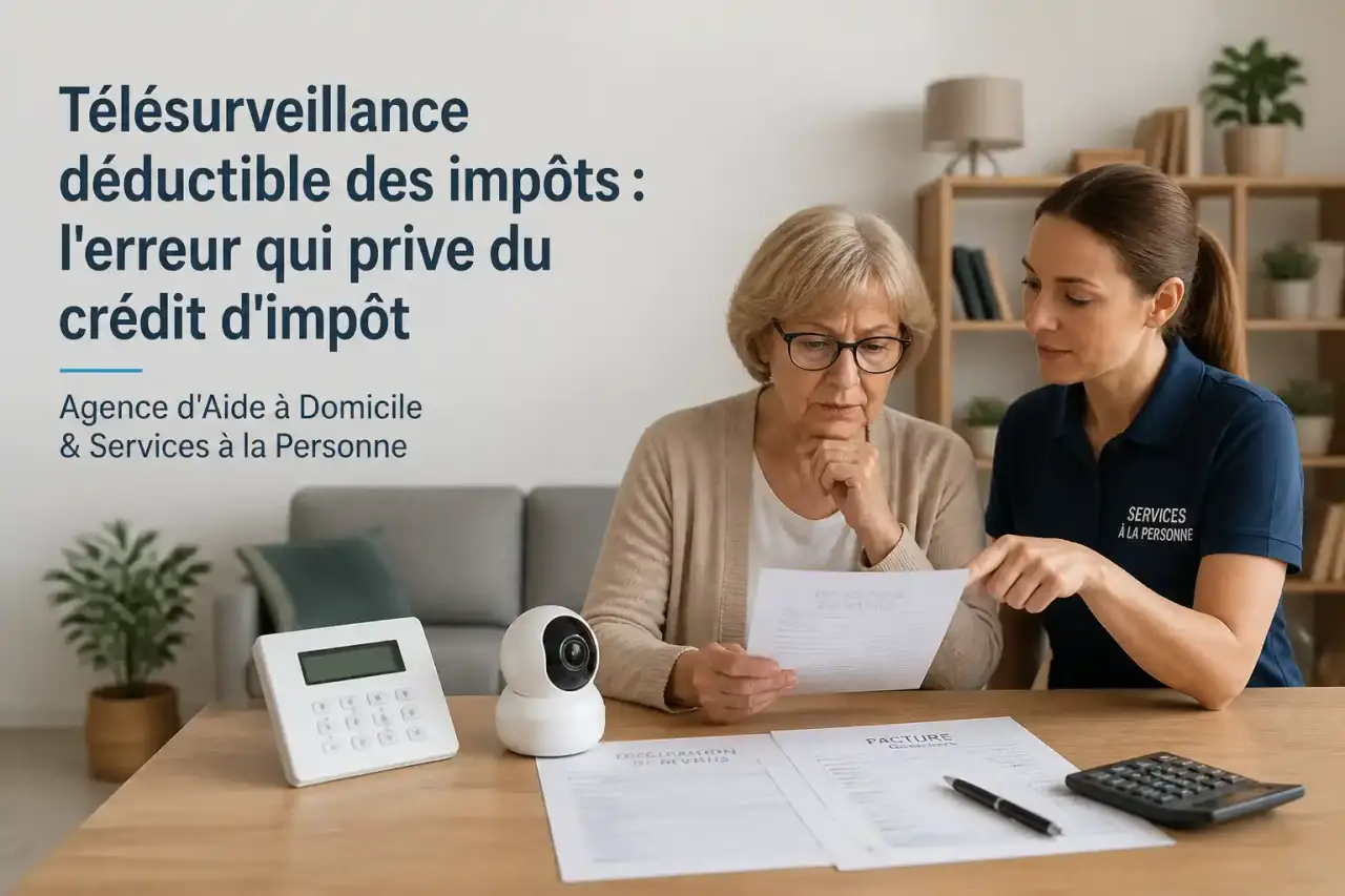 Télésurveillance déductible des impôts : l'erreur qui prive du crédit d'impôt