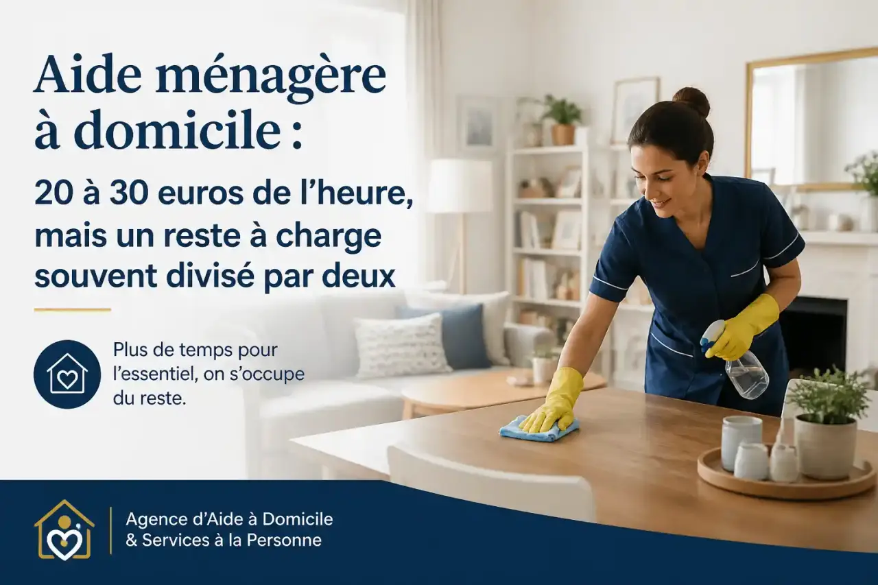 Aide ménagère à domicile : 20 à 30 euros de l'heure, mais un reste à charge souvent divisé par deux