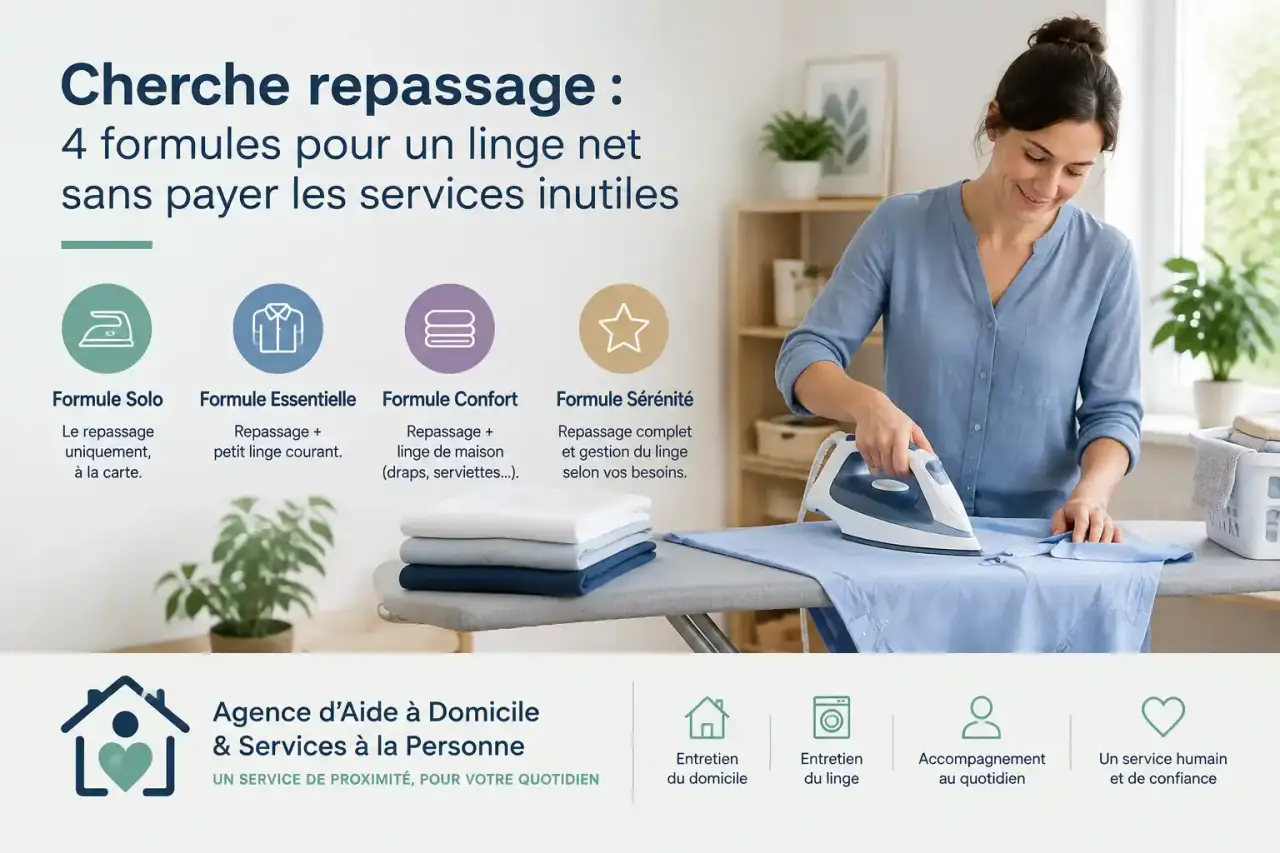 Cherche repassage : 4 formules pour un linge net sans payer les services inutiles